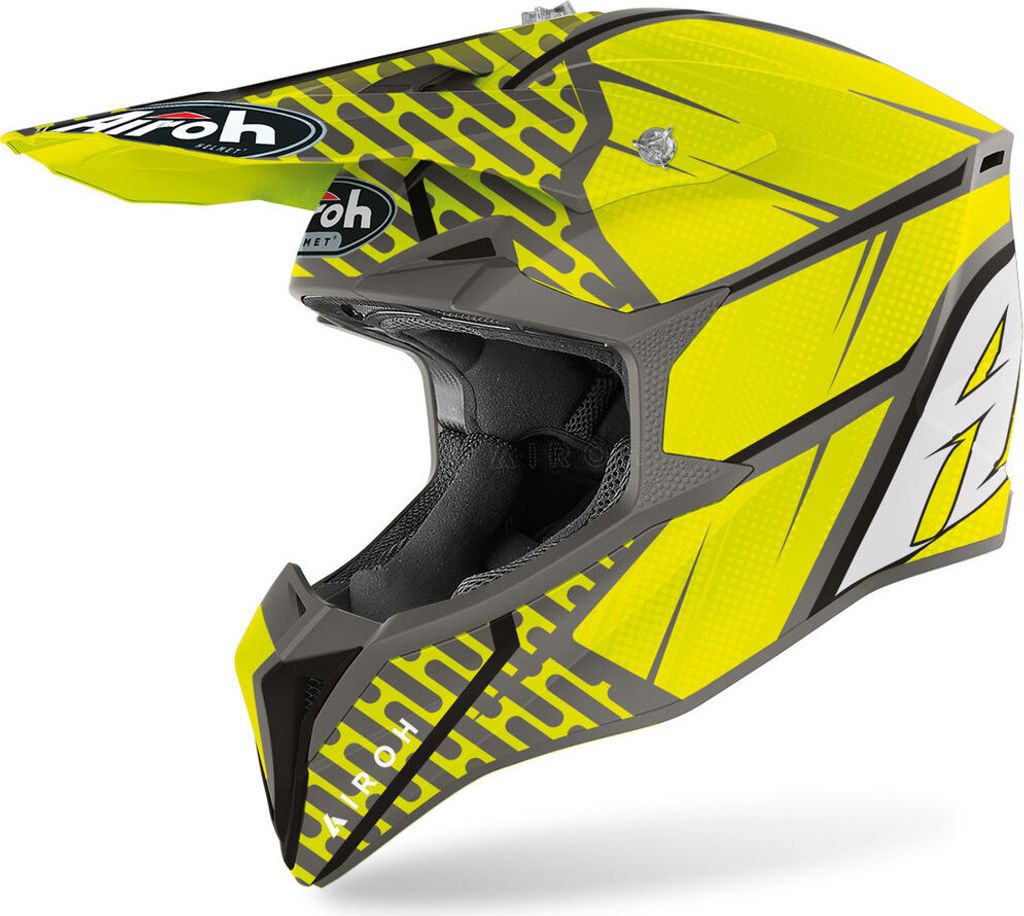 Airoh Wraap Idol Motocross Helm, gelb matt, S (55/56)
