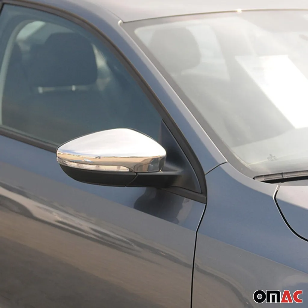Calotte Specchietti VW Passat B7 Argento Inox | Elegance Edition 2pz - 3