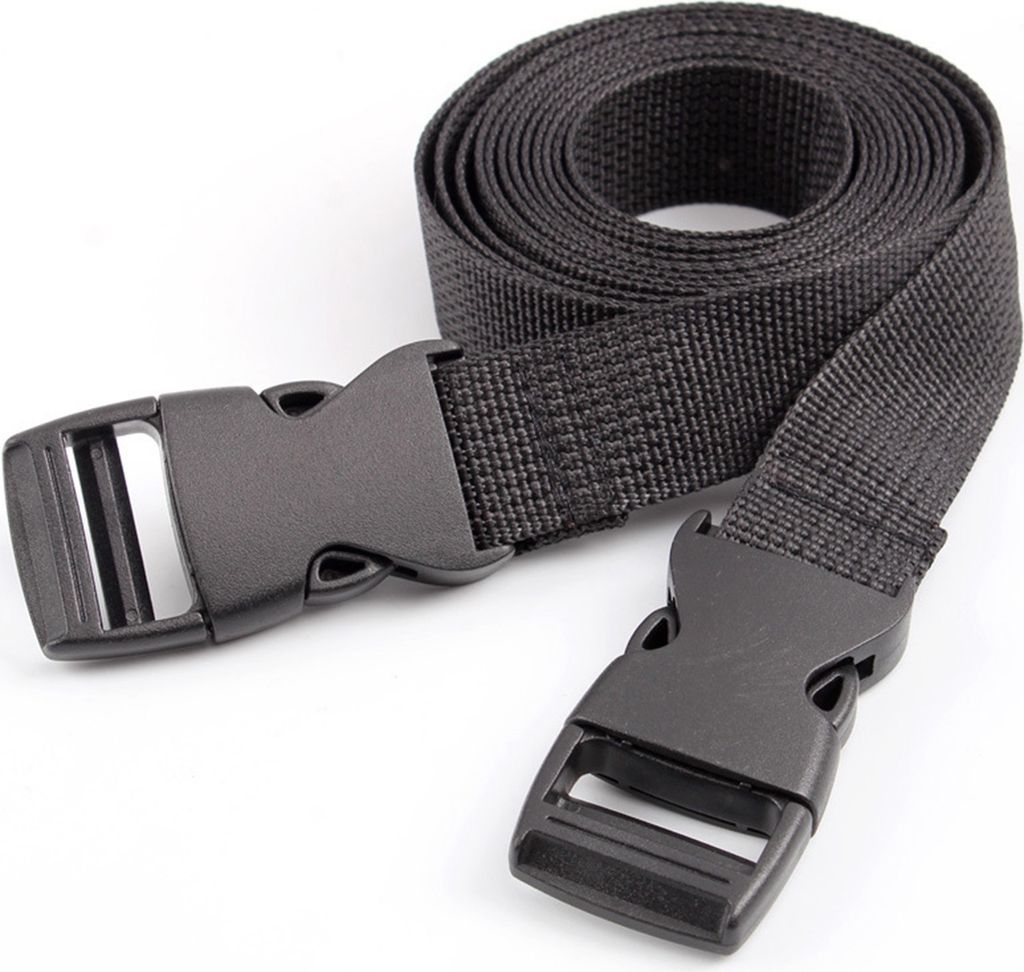 Bindeband, hohe Dichte, schnell trocknend, hochfest, mit Nylon verstärkt, Rucksack-Zeltgurte, Outdoor-Camping, Schwarz