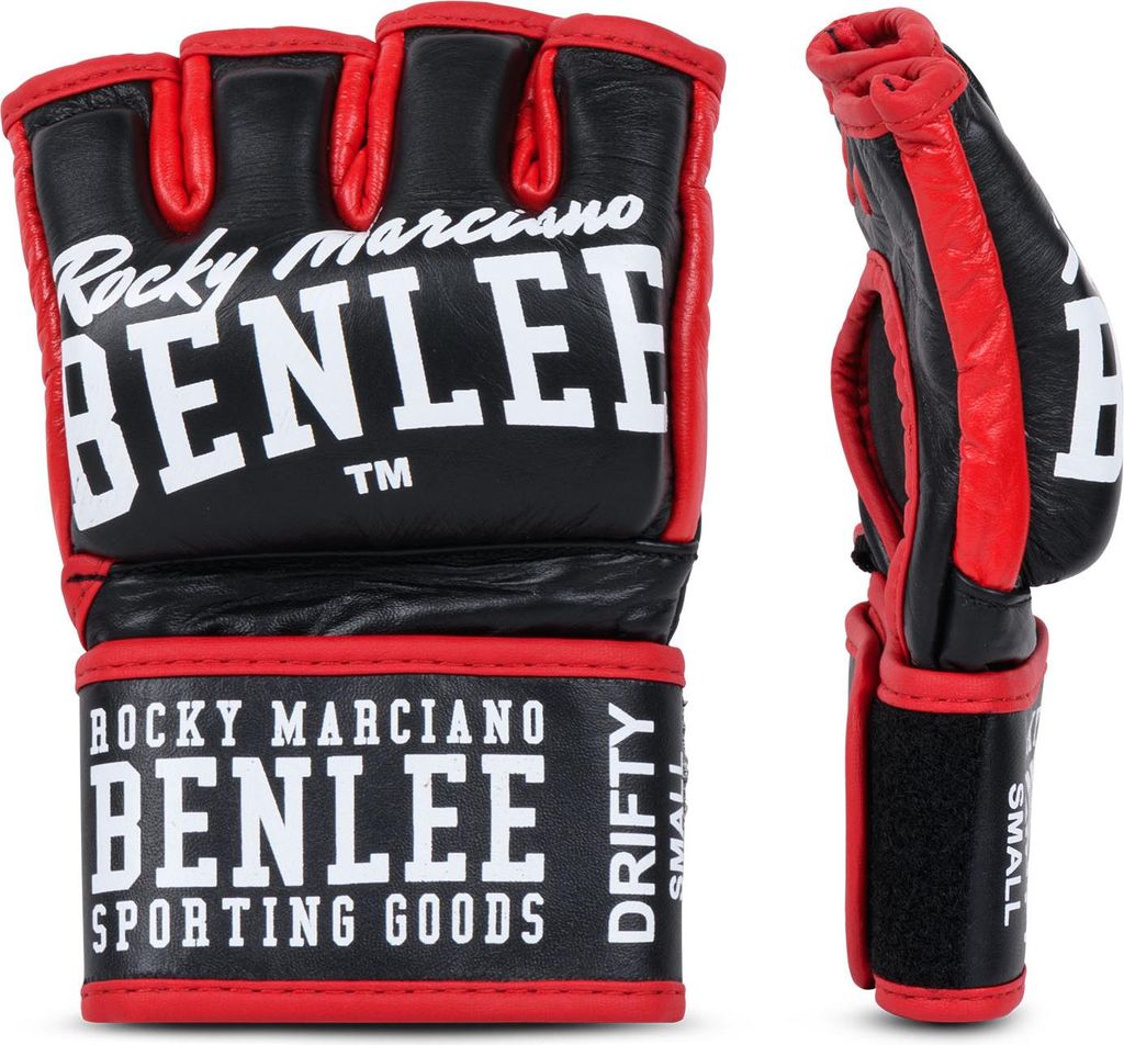 MMA-Trainingshandschuhe aus Leder DRIFTY Black XXL BENLEE