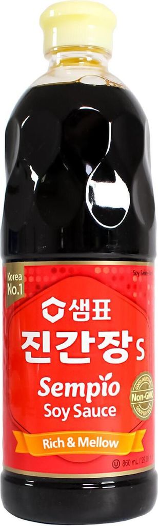 SEMPIO JIN S Salsa di soia 860ml Salsa di soia coreana, Immagine del prodotto 