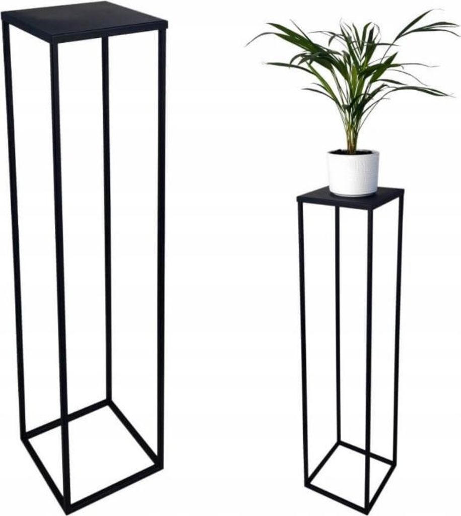 Portafiori moderno a soppalco NERO 035/K-12-1P-100C Immagine del prodotto 