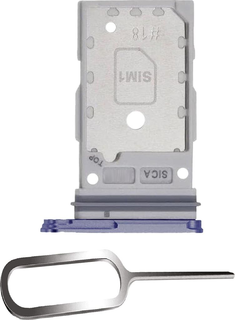 Samsung Galaxy S25 / Plus 5G Sim Karten Halter Tray Adapter Fach Stecker Slot Nadel Pin Dual Navy