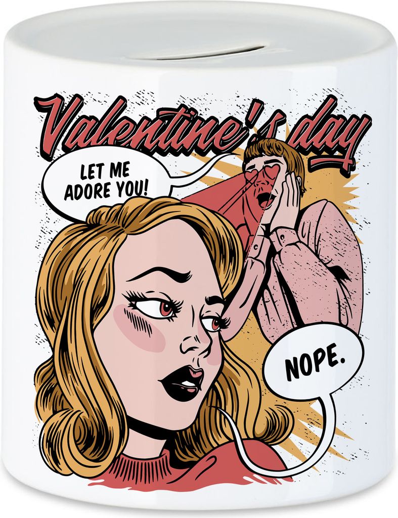 Valentine's Day Spardose Liebe Valentinstag Date Dates Verliebt Liebenden Paar Liebespaar Beziehung Februar