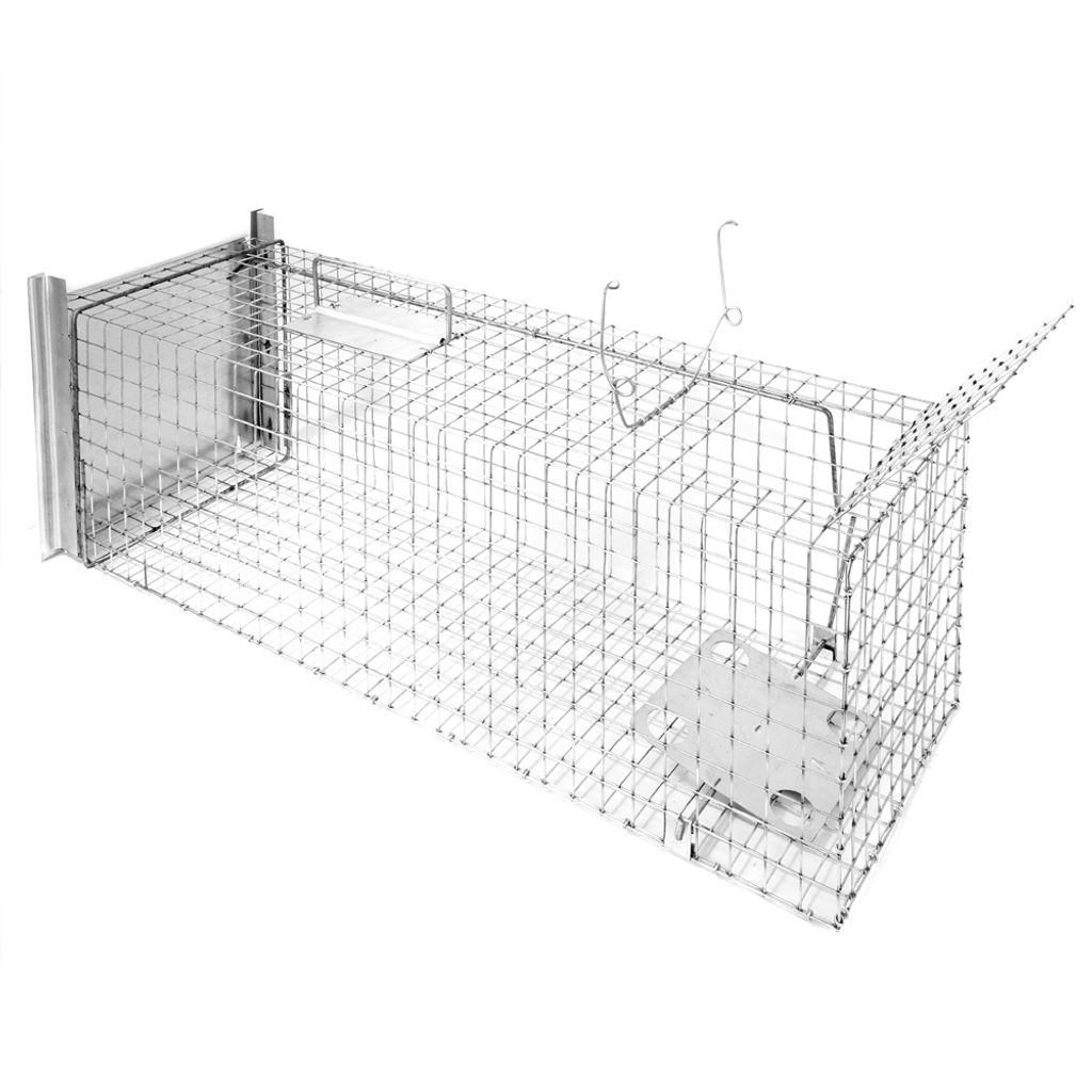 Gabbia Trappola Per Animali Talpa Ratto Mouse Topo Nutria 50 X 20 X 27 Cm Petigi - Foto 5
