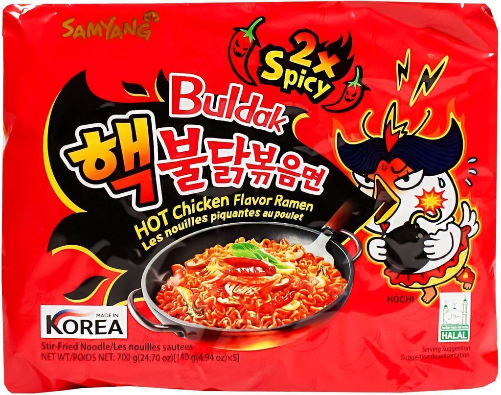 Samyang Doppel Hot Chicken Ramen 700 g (5 x 140 g) Immagine del prodotto 