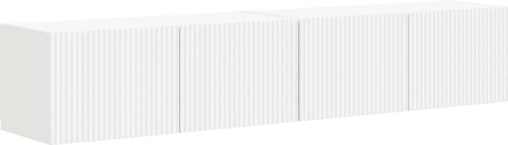 TV-Wandschrank 2 pcs Weiß 78,5 x 31 x 29,5 cm Holzwerkstoff