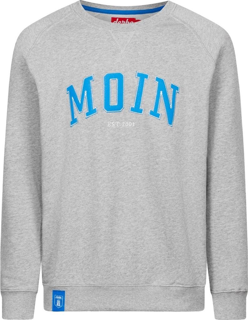 Derbe Moin - Sweatshirt, Größe_Bekleidung:XXL, Derbe_Farbe:grey melange