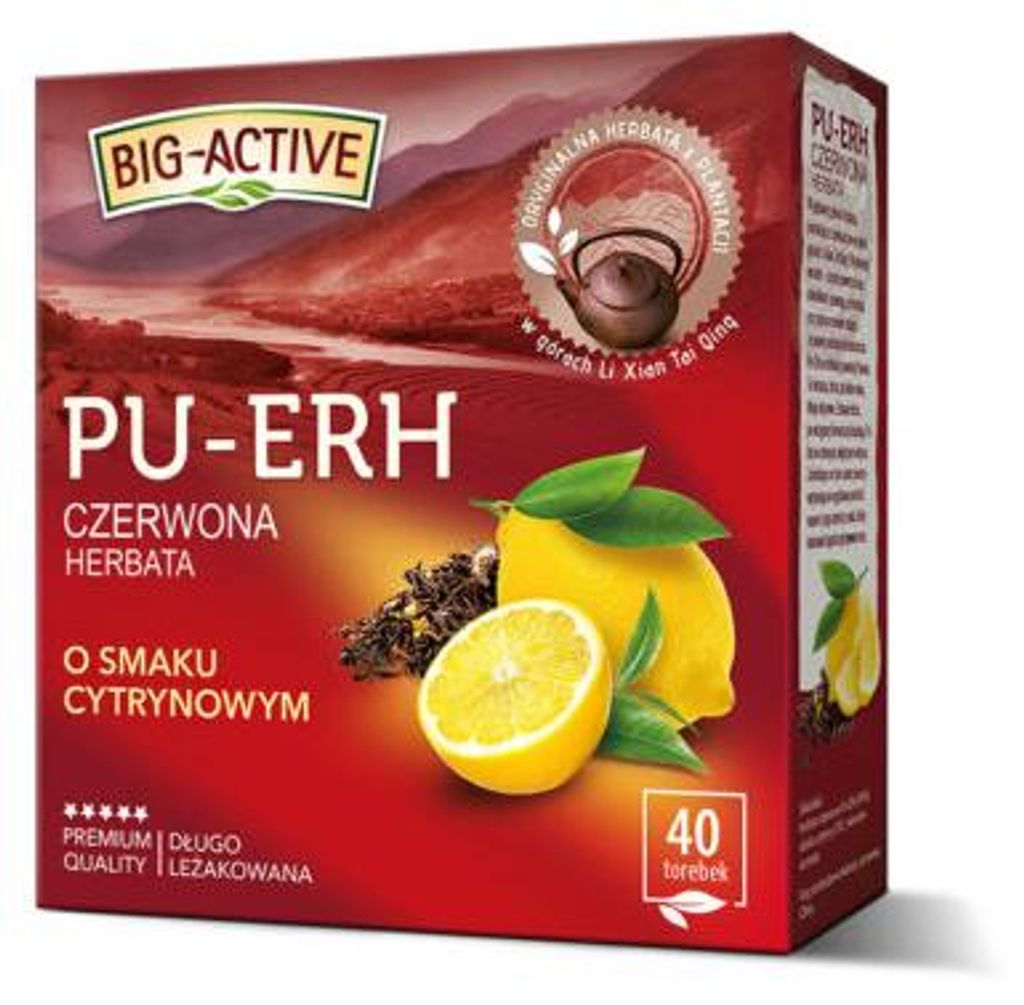 Big-Active -poliuretan Erh - Herbata czerwona o smaku Zdjęcie produktu 