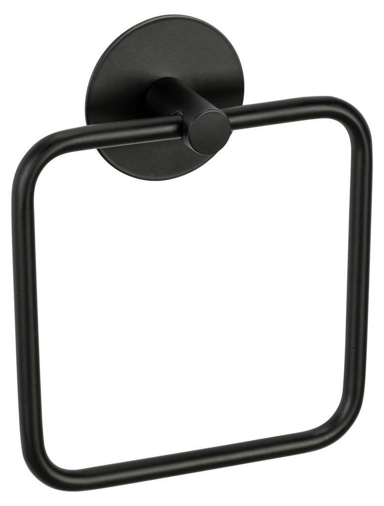 Schöner Wohnen Handtuchring Meleto Schwarz Handtuchhalter Produktbild 