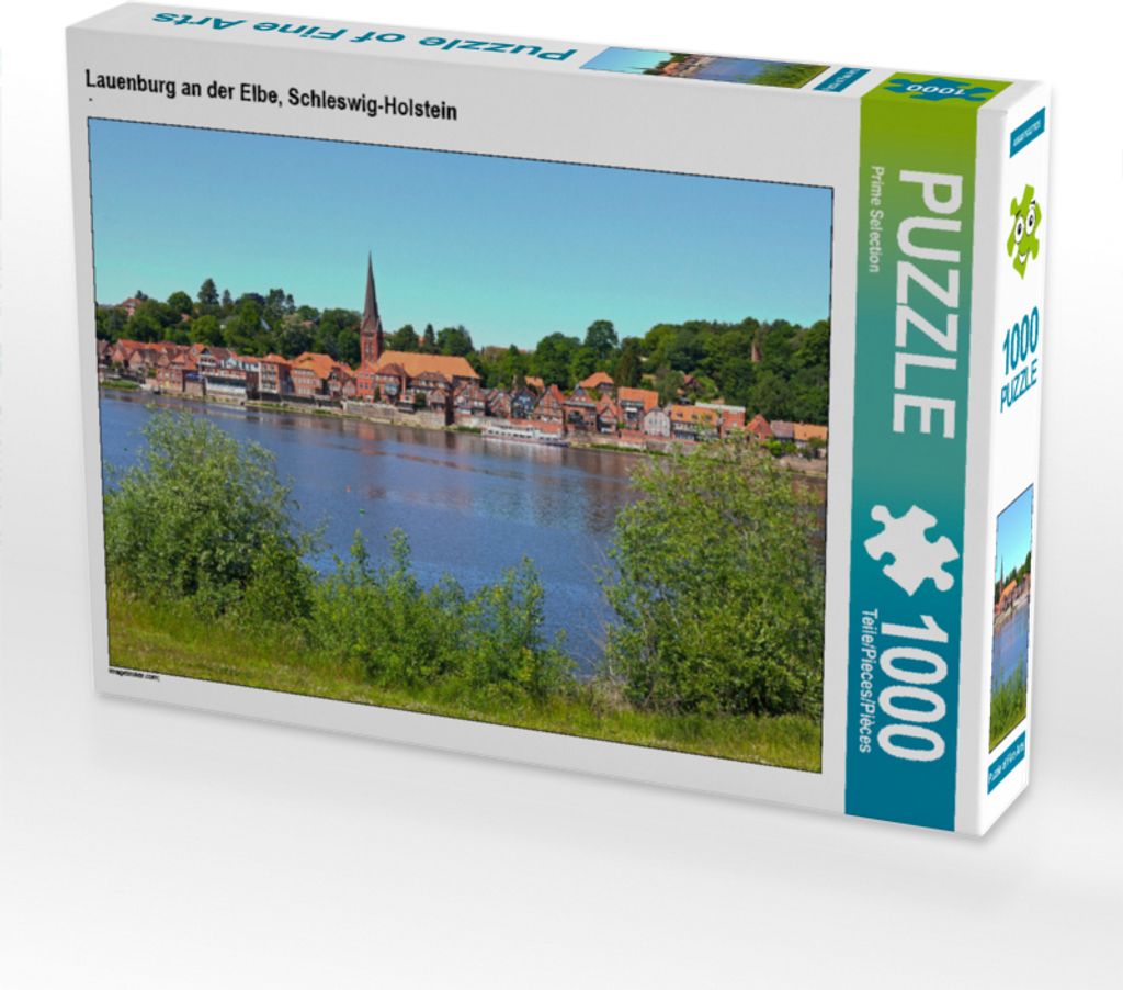 CALVENDO Puzzle Lauenburg an der Elbe, Schleswig-Holstein 1000 Teile Puzzle quer | 1000 Teile Lege-Größe 64x48cm Foto-Puzzle für glückliche Stu...