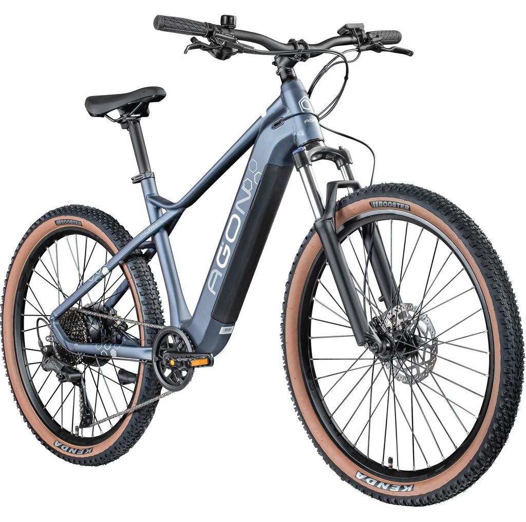 Agon Alpha E Bike Mountainbike Herren oder Damen 170 - 190 cm Pedelec 27,5 Zoll rock grey anthracite