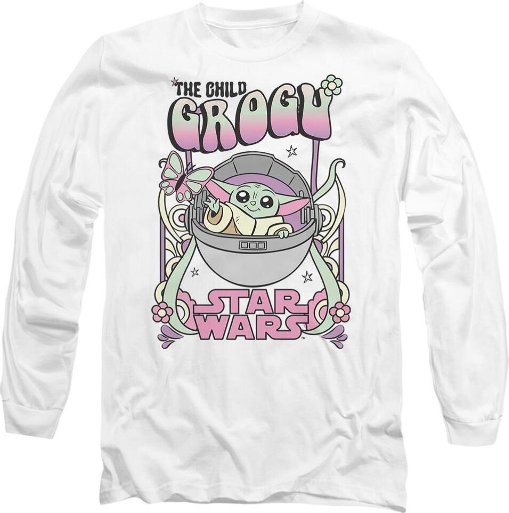Star Wars: The Mandalorian - T-Shirt für Herren/Damen Uni TV14186 (M) (Weiß)