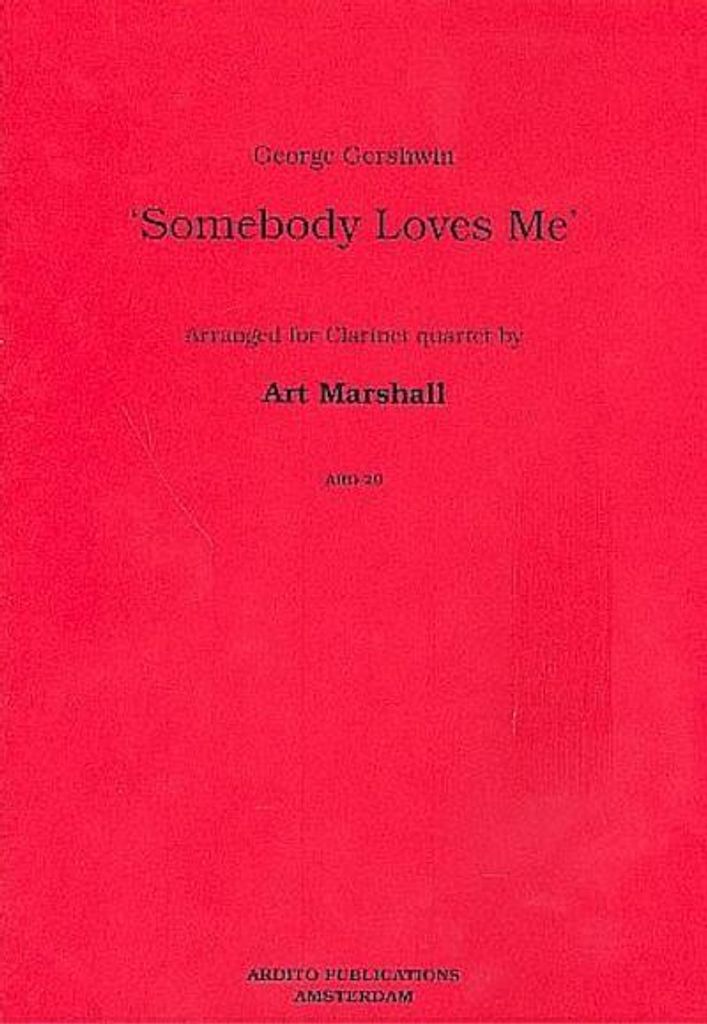 Somebody loves mefor 4 clarinets