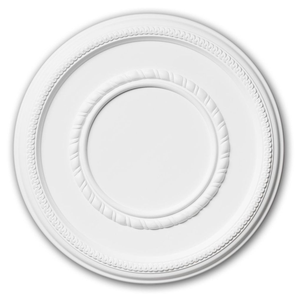 Profhome 156004 Rosace Élement pour plafond Élement Image du produit 