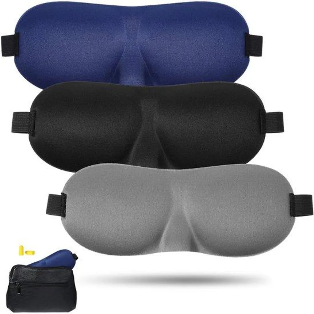 Masque de nuit occultation totale pour voyage et sieste mousse mémoire