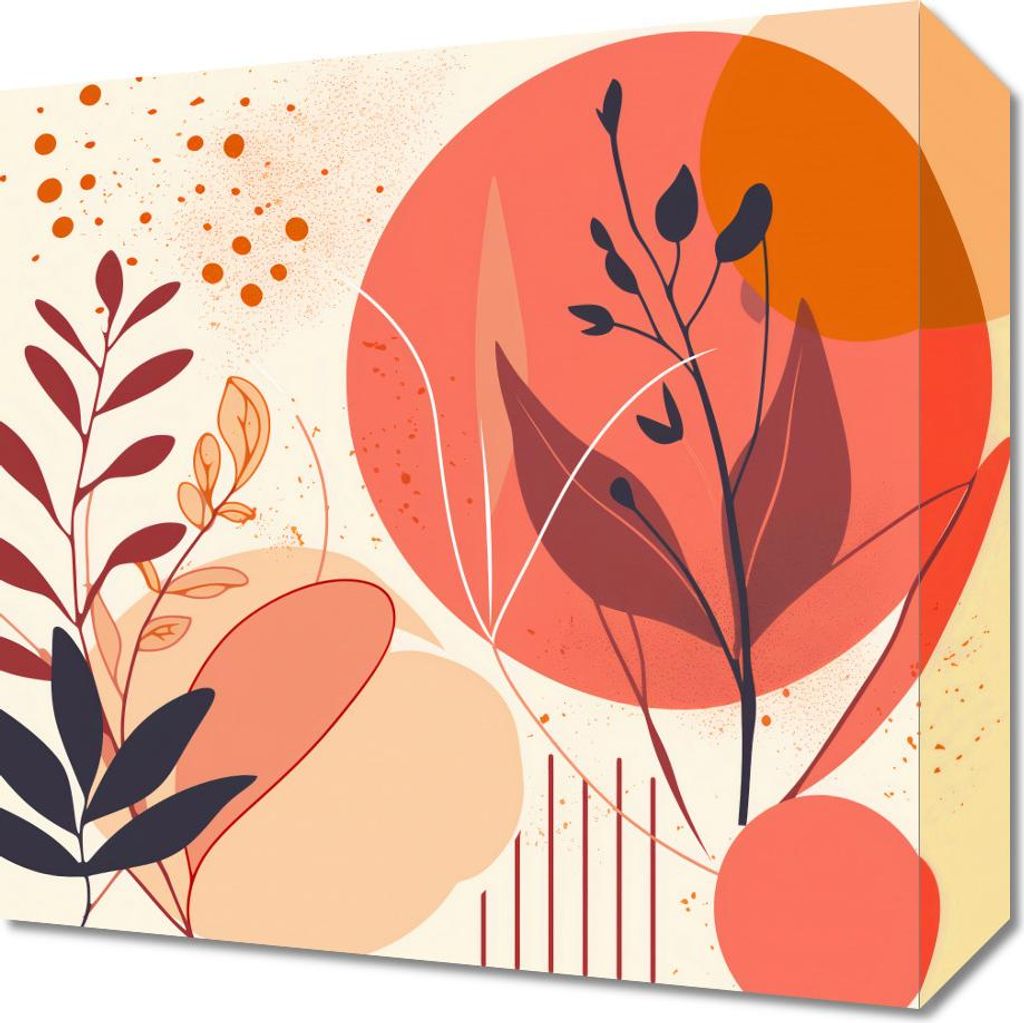 Bild 30x30cm Warmen Nachmittag