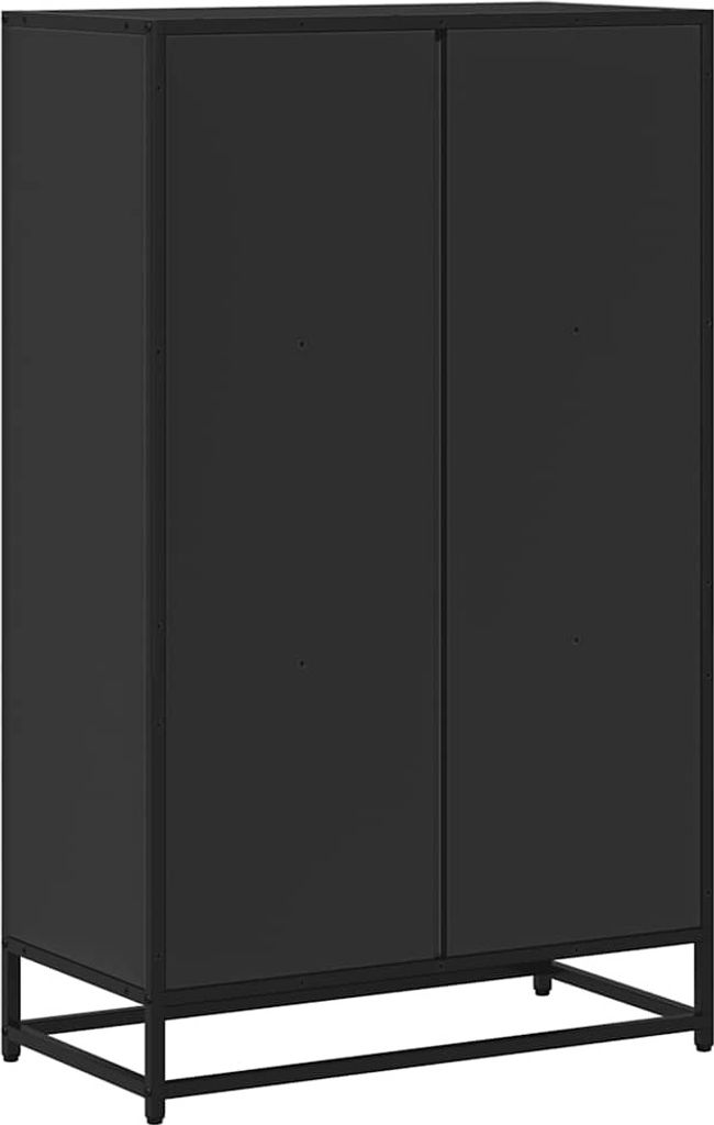 Bücherregal Schwarz 65,5x33x107,5 cm Holzwerkstoff