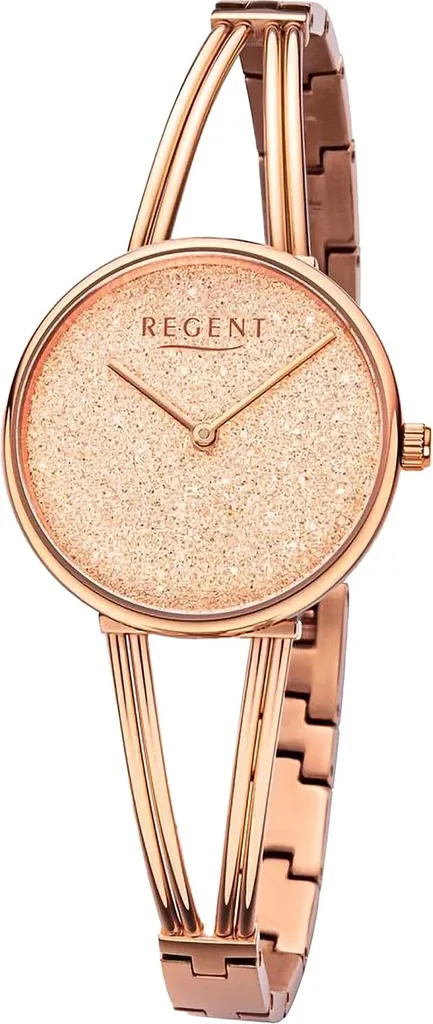 Montre Regent 12211106 femme cadran blanc et boîtier acier bicolore