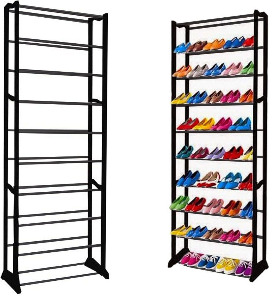Verk Skladací botník Amazing Shoe Rack 30 párov čierna Obrázok produktu 