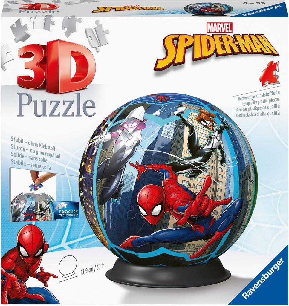 Puzzle-Ball Spiderman Ravensburger 11563 Produktbild 