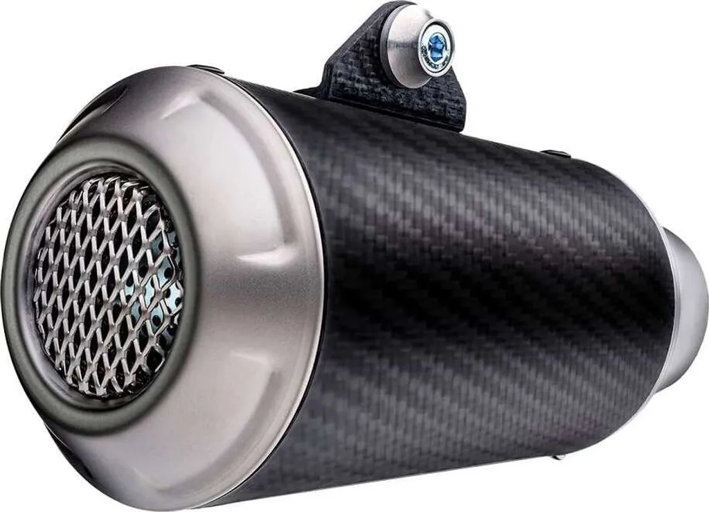 Pot d'Échappement LeoVince LV-10 9790 Carbone pour Prépa Moto D.54 Droit
