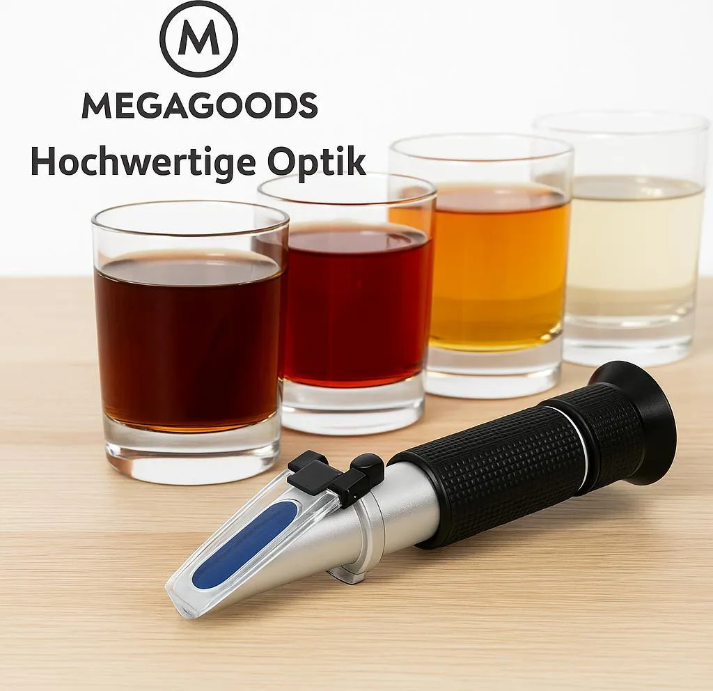 Réfractomètre d'alcool 0-80 % avec compensation de température ATC FR