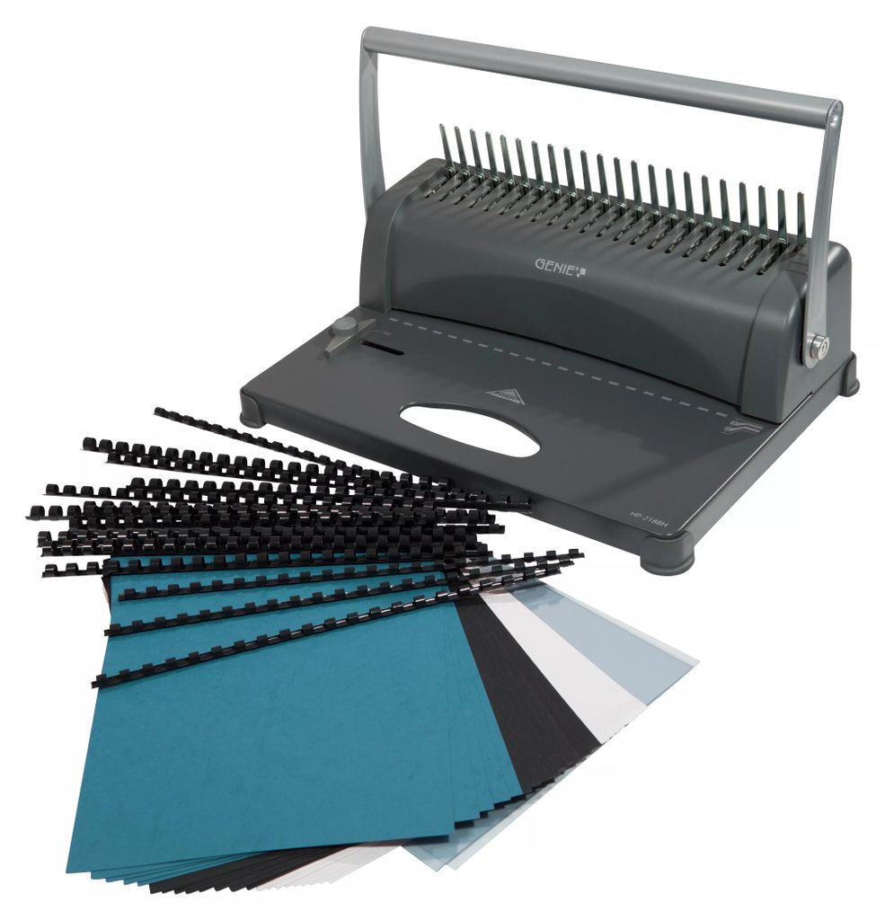 GENIE Spiralbindegerät CB-850 inkl. Plastikbinderücken    Zdjęcie produktu 