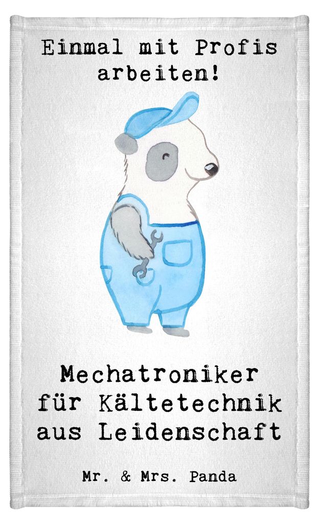 Mr. & Mrs. Panda Handtuch Mechatroniker für Kältetechnik Produktbild 