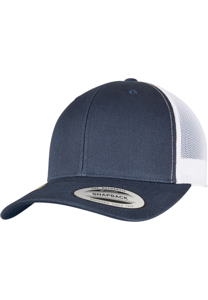 FLEXFIT 6606RT | YP Classics Recycled Retro Trucker Cap 2-Tone - Farbe: Navy/White - Größe: One Size