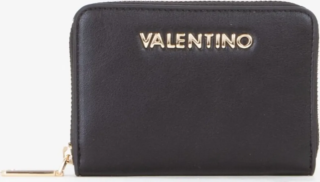 Petit Portefeuille Zippé Valentino Bags Sunshine Re en Synthétique Noir