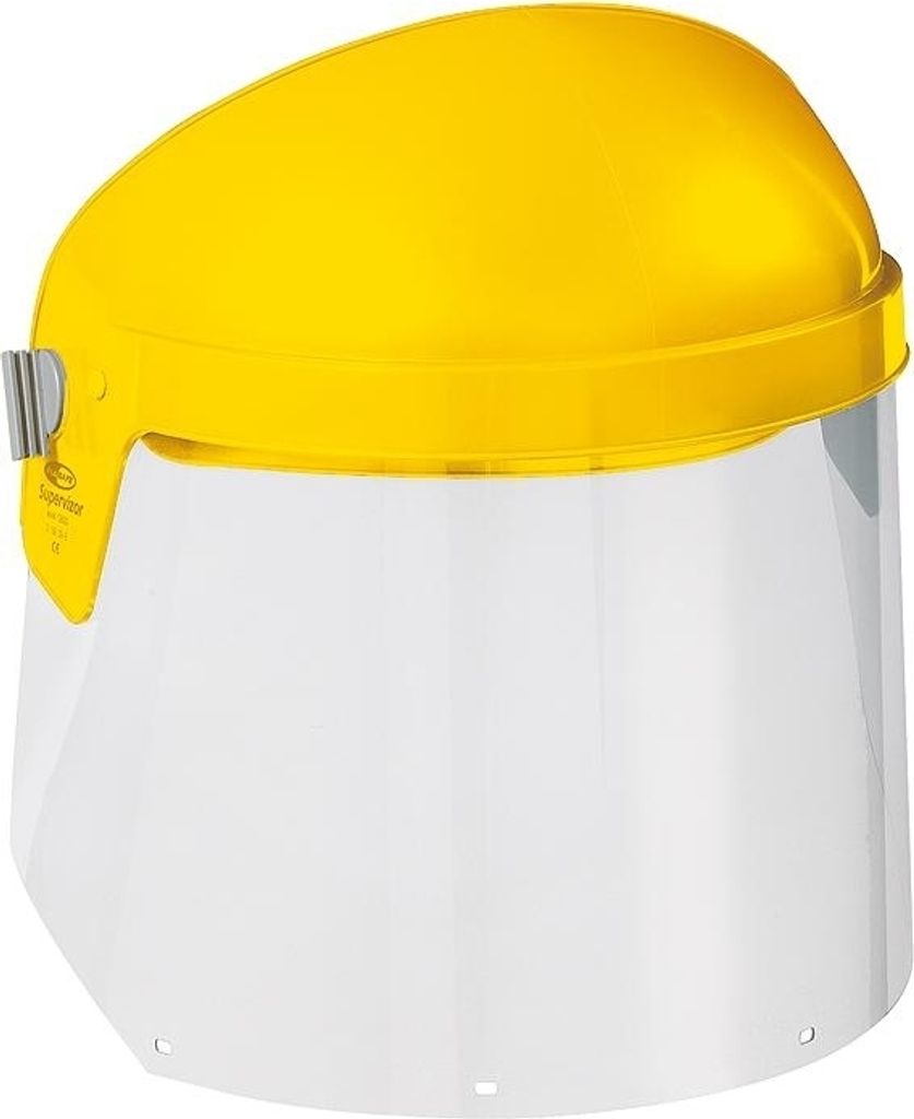 GYS Gesichtsschutzschirm Mit Stirnschutz und Trage gelb