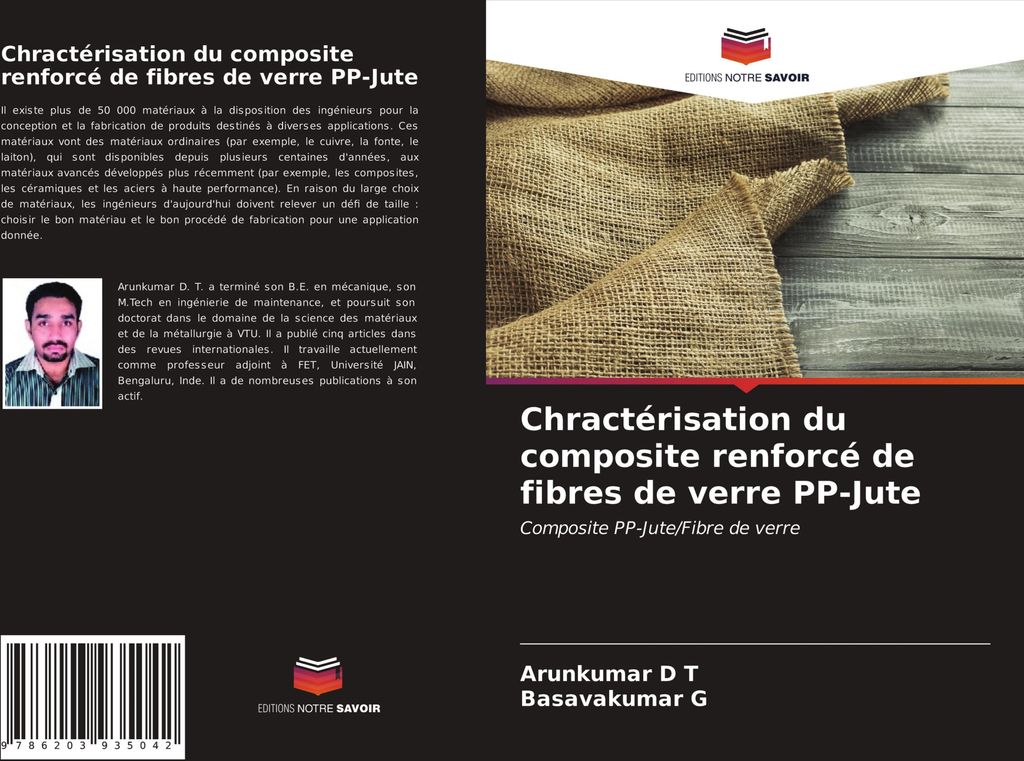 Chractérisation du composite renforcé de fibres de verre PP-Jute