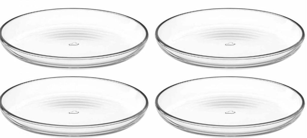 LEONARDO CUCINA, Essteller, Rund, Glas, Transparent, Produktbild 