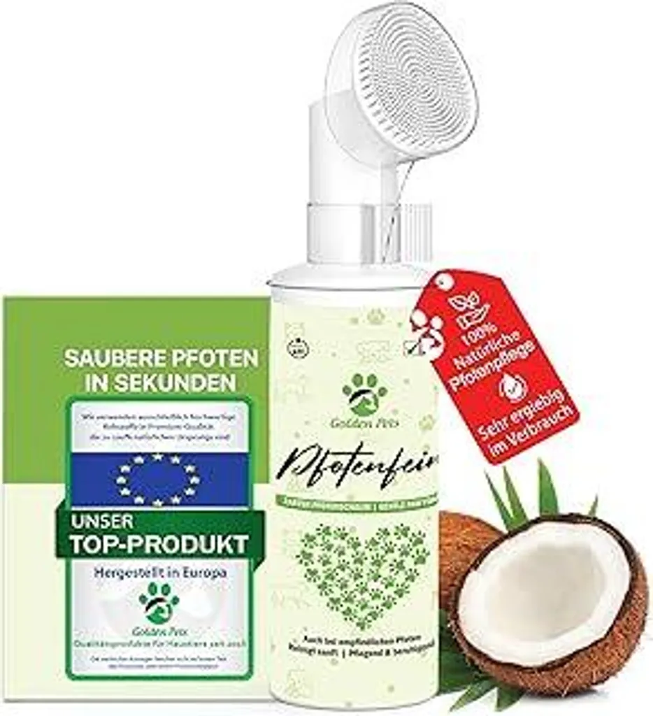 Detergente Zampe Cane Senza Risciacquo | Schiuma Naturale 200ml