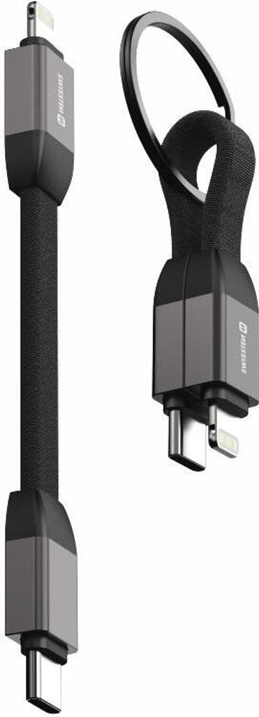 Swissten - Magnetic Keychain kábel USB -C - blesk (9,7 cm) Obrázok produktu 