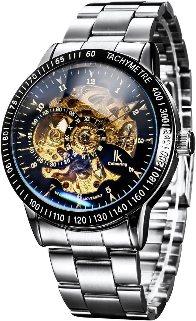 Orologio Automatico Unisex Skeleton - Vetro Fotocromatico Acciaio