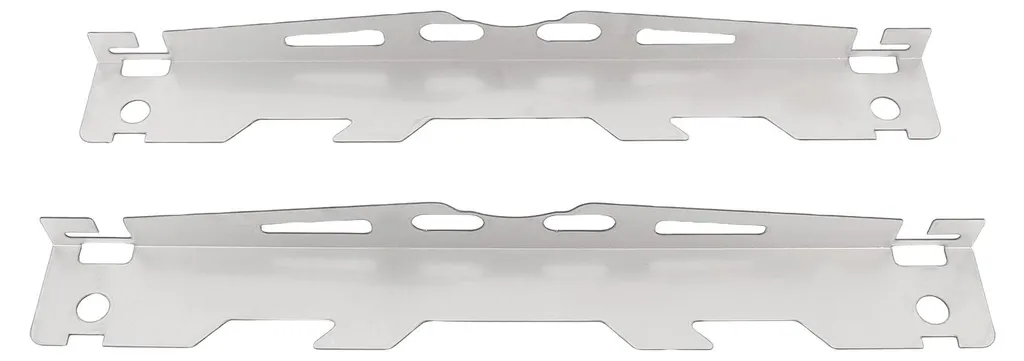 2 Plaques d'alignement de voie pour mesure d'angle de roue en Argent