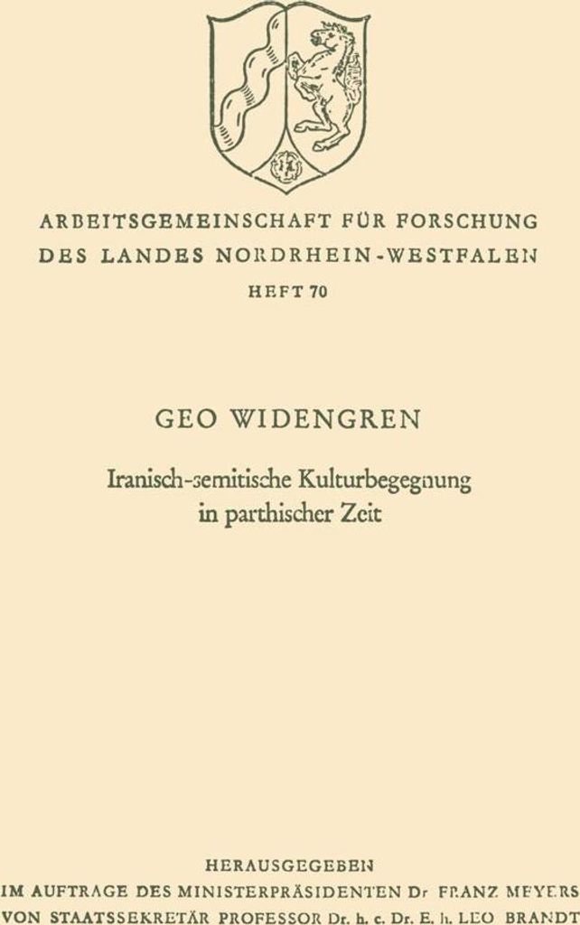 Iranisch-semitische Kulturbegegnung in parthischer Zeit