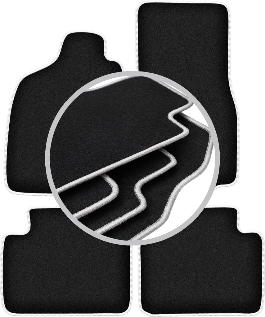 CARLUX-SILVER Autofußmatten für: Ford Maverick MK1 0 (1994-2003)