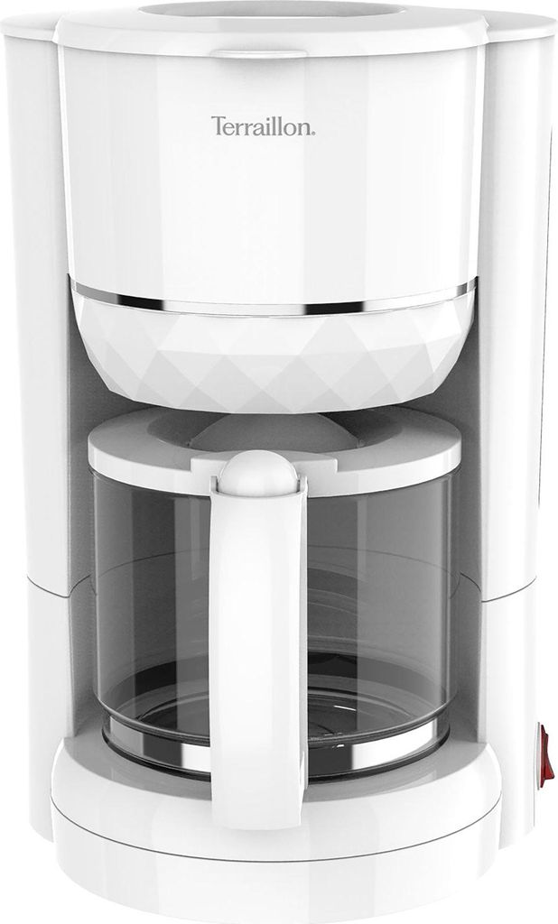 Kolben-Kaffeemaschine Terraillon 15353 DIAMANT Weiß 1,25 L