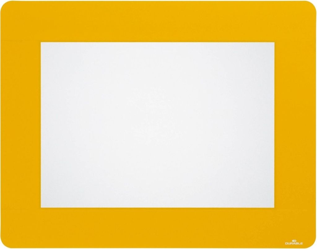 Bodenmarkierungsfenster A4 ablösbar signalgelb VE=5x10 Stück