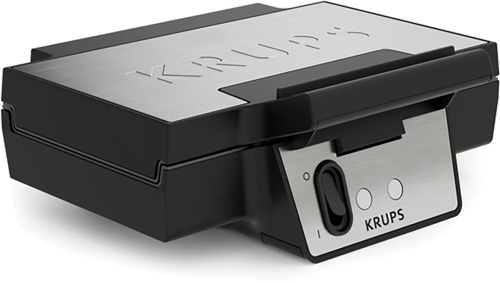 Krups FDK2, 2 macchine per waffle/cialde, quadrate, nero, Immagine del prodotto 