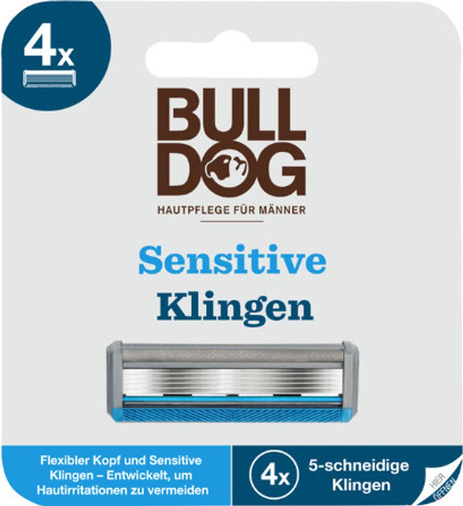 Wymienne głowice Bulldog Original Sensitive - 4 szt Zdjęcie produktu 