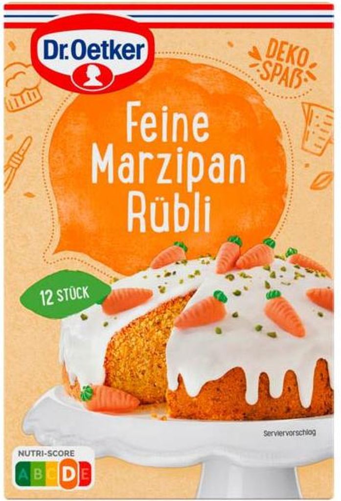 Dr. Oetker 1498757005 Dr. Oetker Feine Marzipan Rübli Dekor Obrázok produktu 