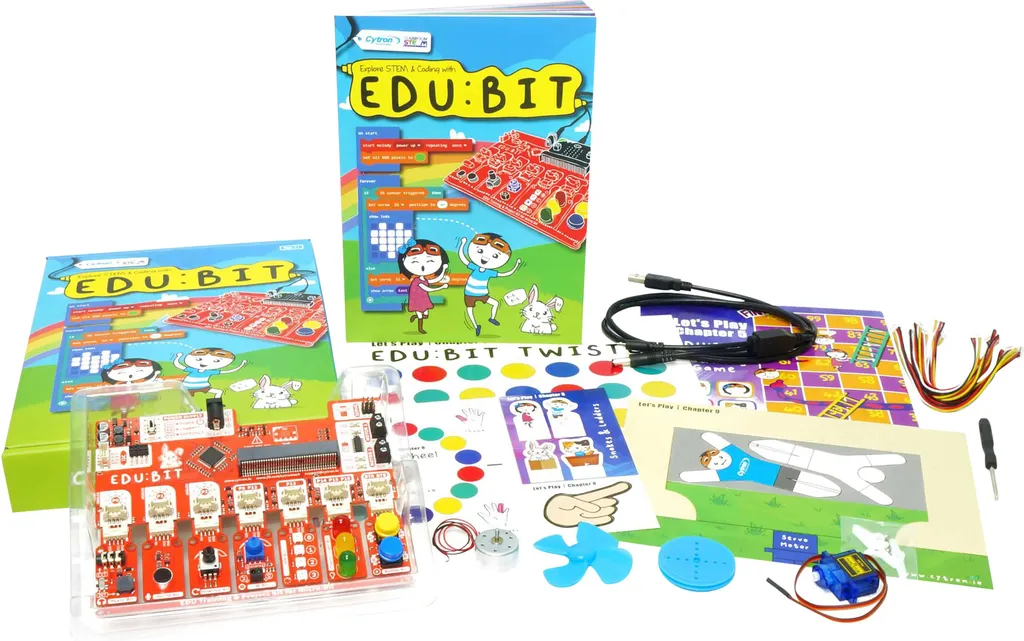 Kit CYNTRON EDU:BIT pour BBC Micro:bit - Carte d'extension éducative