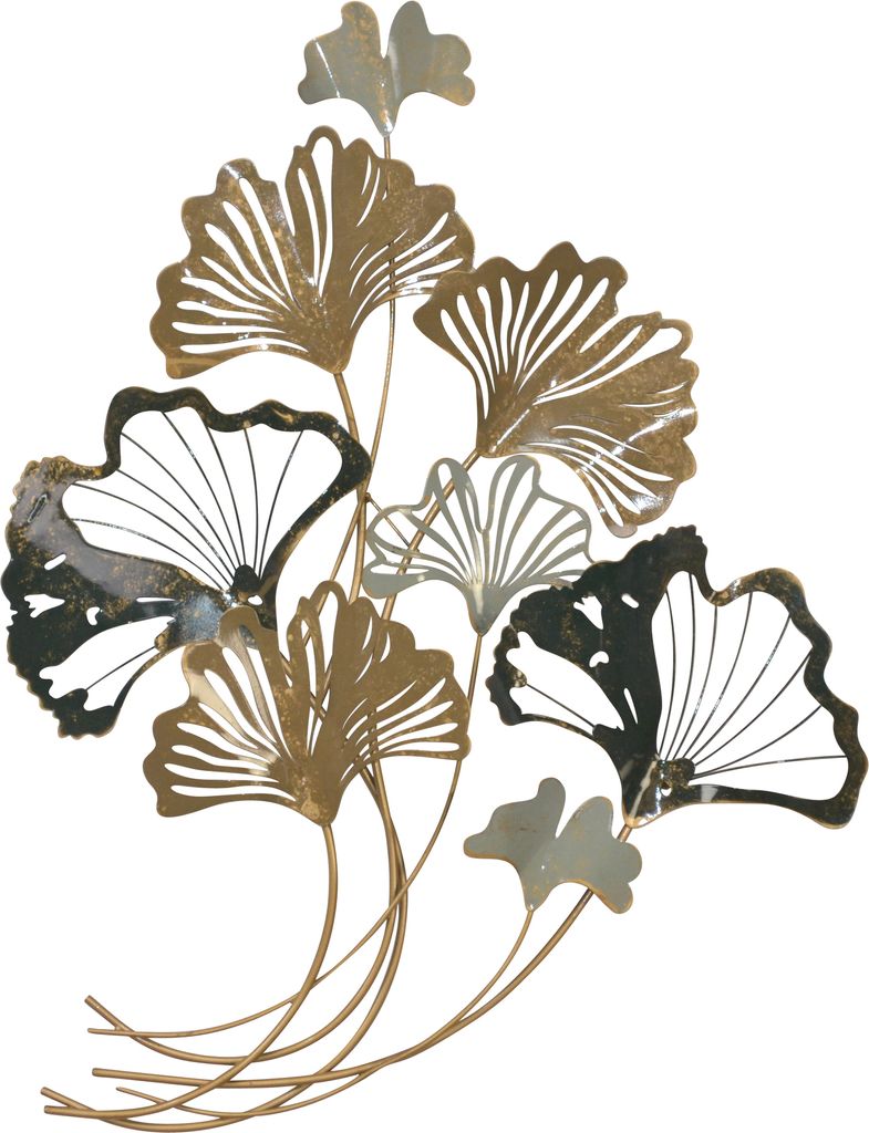 Wanddekoration Ginkgoblätter