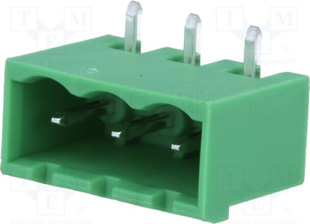 1x Klemmleiste abschaltbar mit 90°-Winkel Wege: 3 5,08mm Buchse MSTBA 2,5/ 3-G-5,08