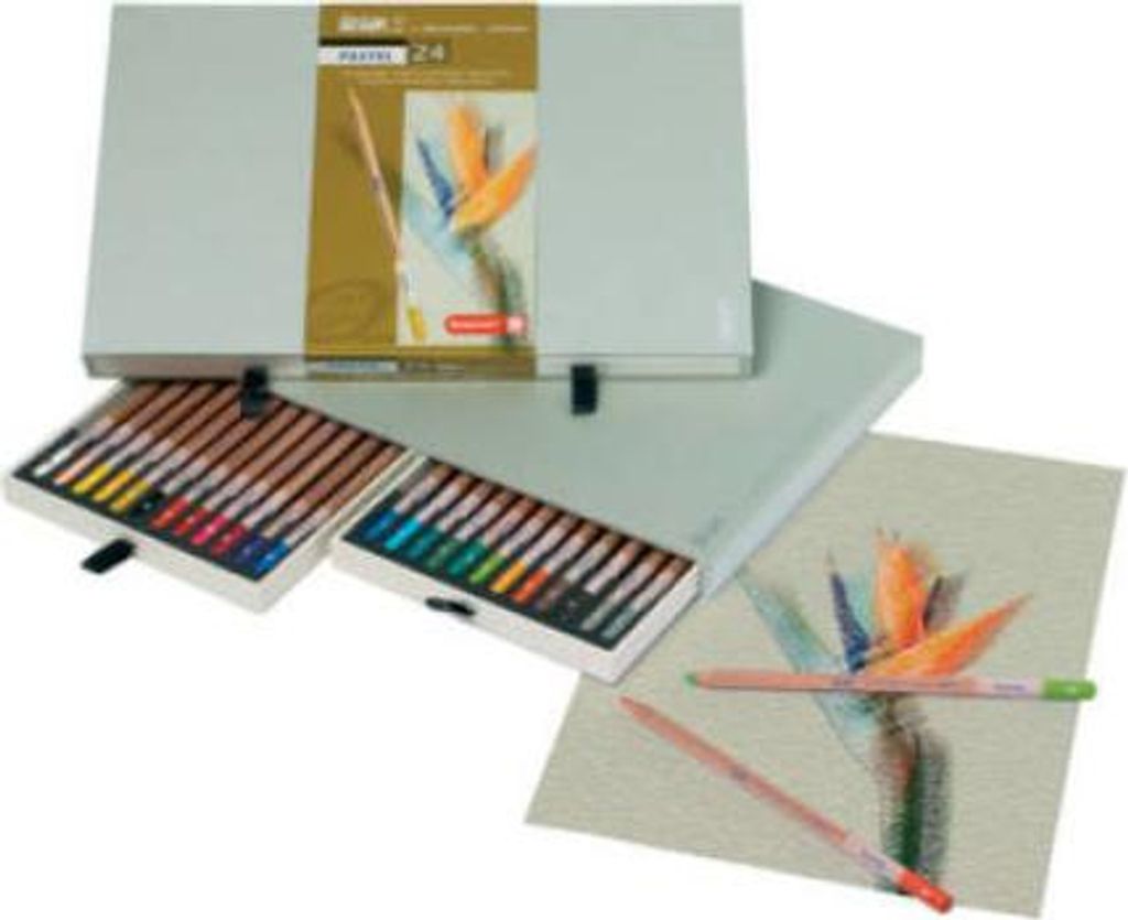 Bruynzeel Design boîte 24 crayons pastel Image du produit 