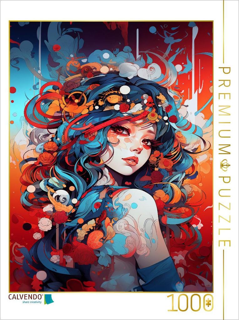 CALVENDO Puzzle Hikari | 1000 Teile Lege-Größe 64x48cm Foto-Puzzle für glückliche Stunden